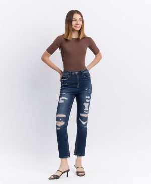 Yoko – Super High Rise Straight Jeans