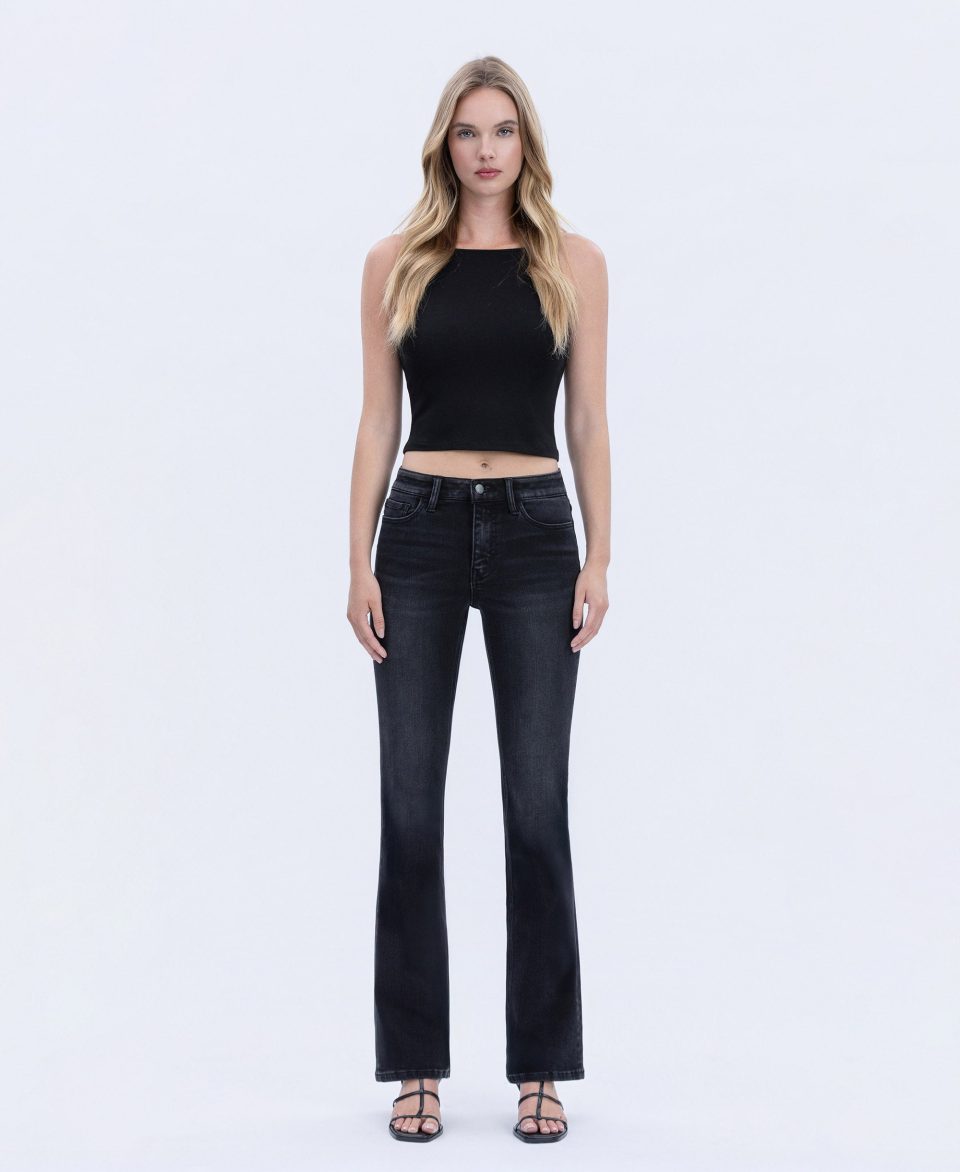 Significant - High Rise Full Length Slim Bootcut Jeans