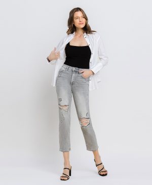 Surviving – Super High Rise Mom Jeans