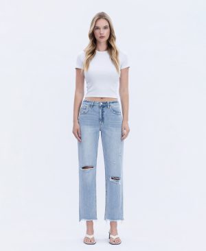 Flexible – Super High Rise Relaxed Straight Jeans