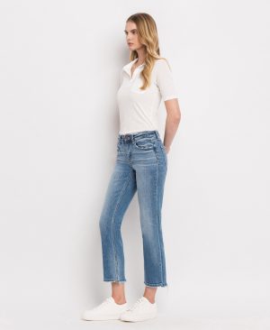 Stately – Mid Rise Crop Straight Jeans