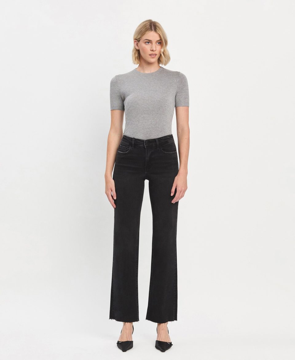 Smooth - High Rise Slim Wide Leg Jeans