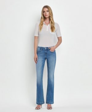 Prize – Mid Rise Seamless Waistband Bootcut Jeans