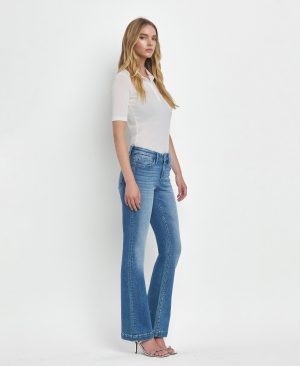 Prize – Mid Rise Seamless Waistband Bootcut Jeans