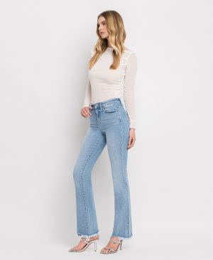 Blue Flame – High Rise Mini Bootcut Jeans