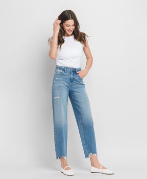 Poise – Super High Rise Barrel Jeans