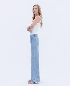 Dignity – High Rise Wide Leg Trouser Jeans