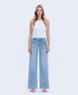 Dignity – High Rise Wide Leg Trouser Jeans