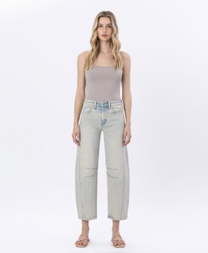 Handier – High Rise Barrel Jeans