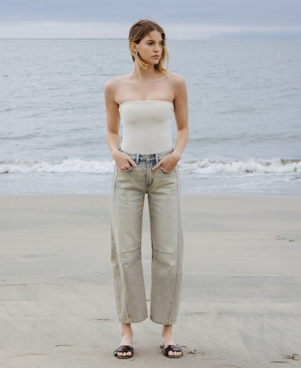 Handier - High Rise Barrel Jeans