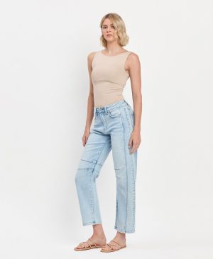 Northern Lights – High Rise Barrel Leg Jeans