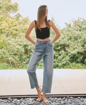 Tantalizing – Super High Rise Barrel Jeans