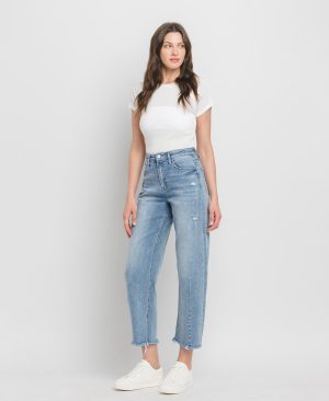 Tantalizing – Super High Rise Barrel Jeans