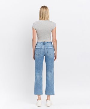 Sweet Time – High Rise Ankle Straight Jeans