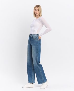 On Target – Super High Rise Wide Leg Jeans
