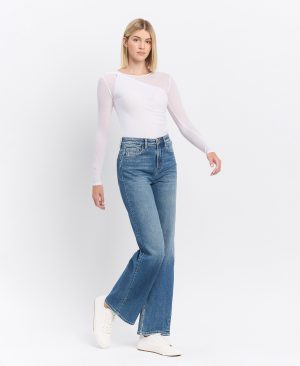 On Target – Super High Rise Wide Leg Jeans