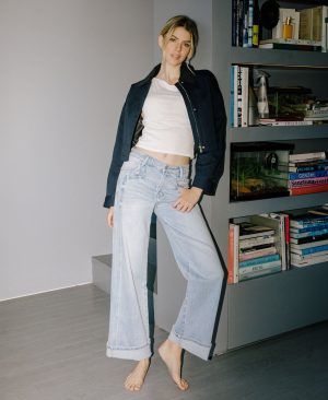 Wild Horses – Super High Rise Cuffed Wide Leg Jeans