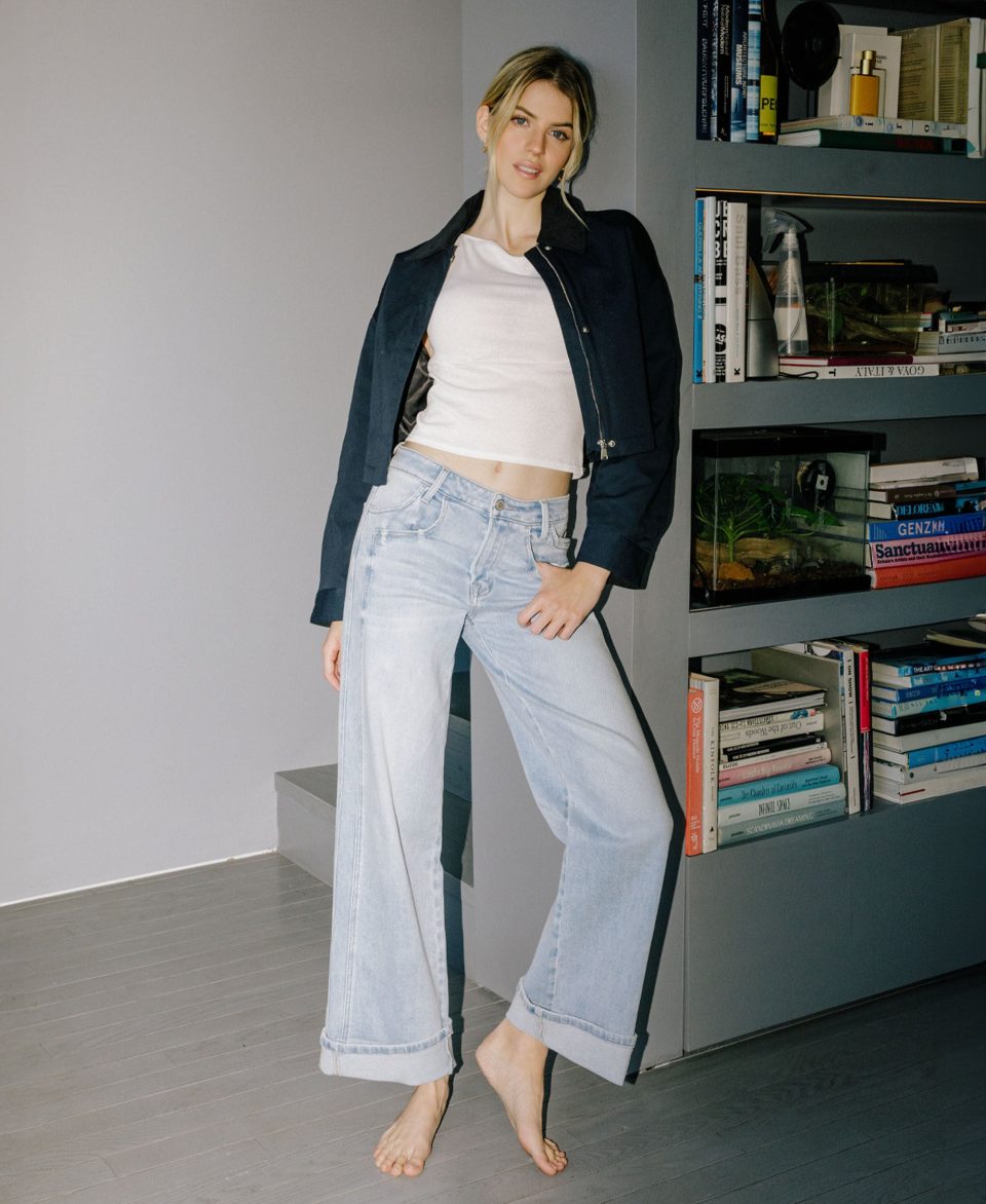 Wild Horses - Super High Rise Cuffed Wide Leg Jeans