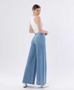 Battleground – High Rise Extreme Wide Leg Jeans