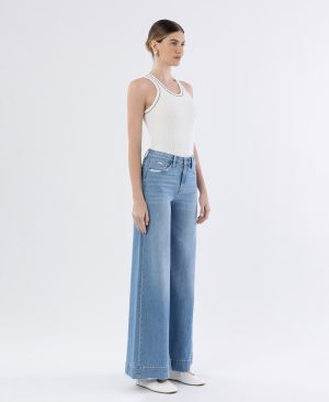 Battleground – High Rise Extreme Wide Leg Jeans