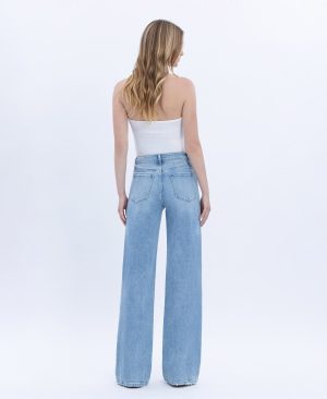 Advantageous – High Rise Full Length Wide Leg Jeans
