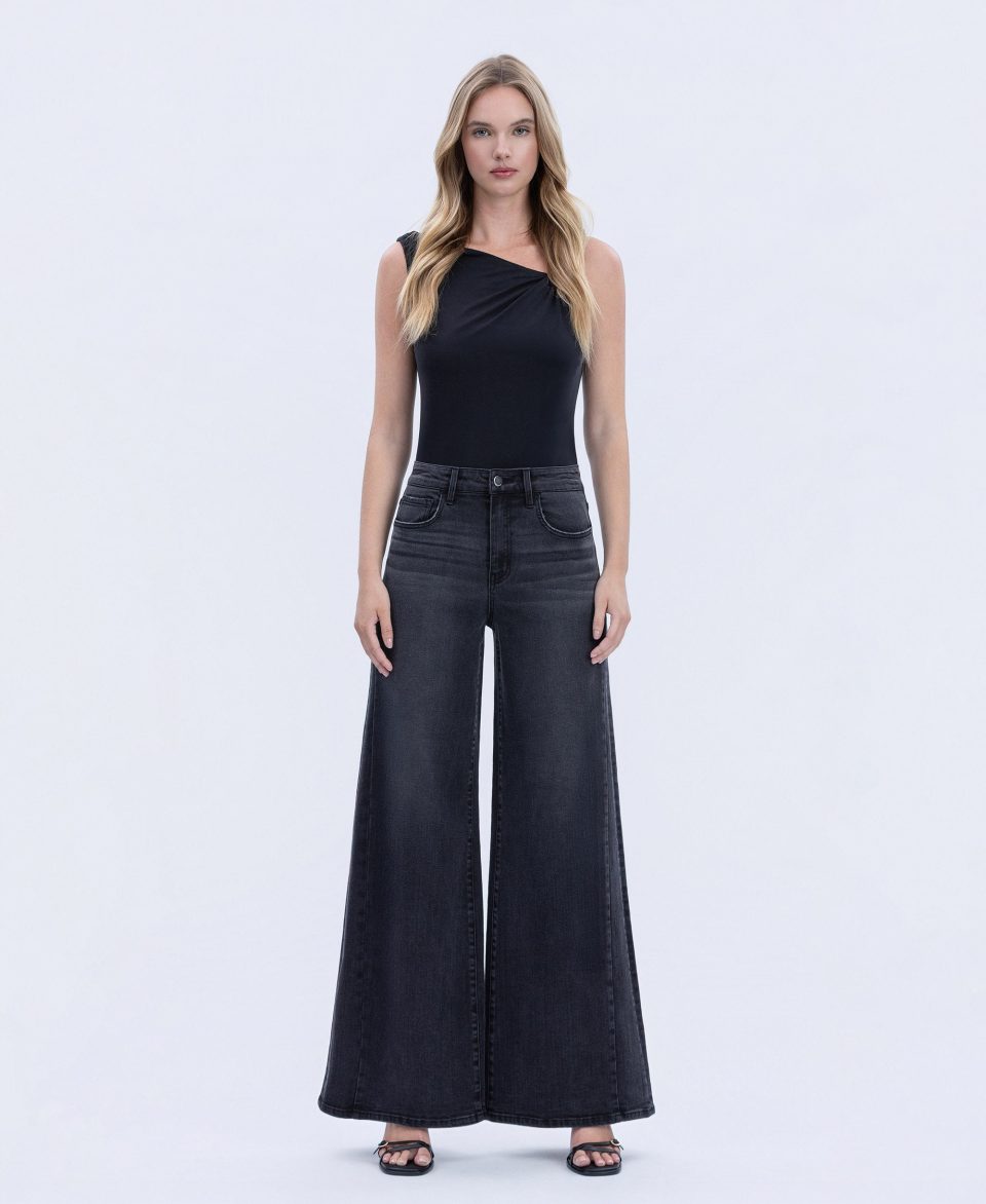 Bounce - Super High Rise Full Length Palazzo Twist Jeans