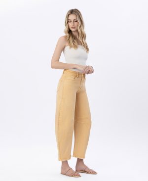 Wheat – Super High Rise Horseshoe Jeans