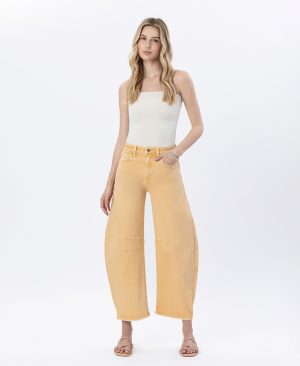 Wheat – Super High Rise Horseshoe Jeans